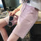 Img 1 - Gym Shorts Women Korean Loose Harajuku BF Student Pants Solid Colored Jogging Wide Leg Casual Bermuda Shorts
