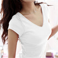 Img 1 - Summer Korean Women Slimming Slim-Look Tops Plus Size T-Shirt