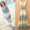 Img 16 - Summer Sleeveless Floral Chiffon Holiday Beach Length Women Dress