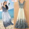 Img 10 - Summer Sleeveless Floral Chiffon Holiday Beach Length Women Dress