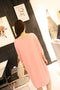 IMG 112 of Summer Plus Size Women Modal Korean Loose Short Sleeve Dress Mid-Length Pyjamas Sleepwear