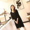 Img 5 - Summer Plus Size Women Modal Korean Loose Short Sleeve Dress Mid-Length Pyjamas