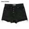 Summer Black High Waist Denim Shorts Women Casual Cooling Cozy Niche Hot Pants Shorts