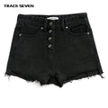 Img 5 - Summer Black High Waist Denim Shorts Women Casual Cooling Cozy Niche Hot Pants