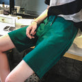 Img 6 - Gym Shorts Women Korean Loose Harajuku BF Student Pants Solid Colored Jogging Wide Leg Casual Bermuda Shorts