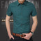 Img 2 - Summer Men Short Sleeve Shirt Cotton Business Casual Youth Plus Size Printed Korean Non Iron Slim Look Men Shirt