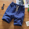 Summer Men Casual Shorts Korean Slim Look Bermuda Trendy Cotton Blend Pants Beach Bermuda Shorts