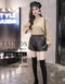 Img 7 - Shorts Women Plus Size Plus Korean High Waist Wide Leg A-Line Loose Slim-Look PU Leather Pants