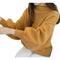 Korean College Half-Height Collar Pullover Women Loose Lantern Sleeve Sweater