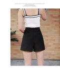 IMG 113 of Chiffon Wide Leg Shorts Women Summer Minimalist Slim Look High Waist A-Line Casual Pants Korean Outdoor Hot Shorts