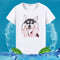 IMG 109 of Summer Couple Short Sleeve T-Shirt Half Sleeved Cartoon Tops Trendy Handsome T-Shirt