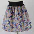 Img 9 - Summer Color Floral High Waist Skirt Plus Size Chiffon Skirt