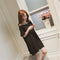 Img 5 - Summer Korean Loose Slim Look Plus Size Short Spliced All-Matching Dress Women Dress