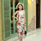 Img 31 - Summer Sleeveless Floral Chiffon Holiday Beach Length Women Dress