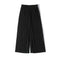 Img 5 - Pleated Loose Slim-Look Wide Leg Women Ankle-Length Thin Breathable Casual Pants
