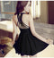 IMG 109 of One-Piece Trunks Bare Back Trendy Sexy Slim Look Spa Solid Colored Fresh Looking Swimsuit Women Swimwear