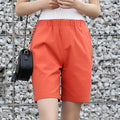 Img 3 - Korean Loose Student Shorts Mid-Length Cotton Blend Plus Size Teenage Girl Hot Pants Casual