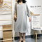 IMG 134 of Summer Plus Size Women Modal Korean Loose Short Sleeve Dress Mid-Length Pyjamas Sleepwear