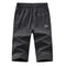 Men Summer Shorts knee length Korean Slim Look Casual Loose Beach Pants Cropped Pants