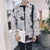 Img 1 - Hong Kong Men Vintage Printed Long Sleeved Shirt Summer Harajuku Student Loose Casual Men Shirt