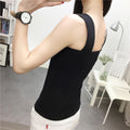 Img 2 - Summer Women Student Tops Casual All-Matching Spaghetti Strap INS Tank Top