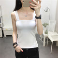 Img 4 - Summer Women Student Tops Casual All-Matching Spaghetti Strap INS Tank Top