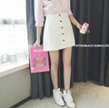 Img 8 - Denim Skirt Women Summer All-Matching High Waist A-Line Korean Student Pencil Skirt