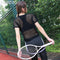 Img 3 - Sporty Sets Summer Plus Size Quick Dry Translucent See Through Tops Yoga Women