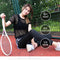 Img 8 - Sporty Sets Summer Plus Size Quick Dry Translucent See Through Tops Yoga Women