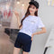 Img 4 - Pregnant Woman Pants Summer Stretchable Cotton Korean Casual Leggings Fitted Outdoor Slim Look Shorts Track