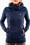 Img 4 - Popular Trendy Hooded Long Sleeved Pocket Embroidered Flower Sweatshirt Women Thick