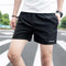 Img 5 - Track Shorts Men Running Summer Korean Trendy All-Matching Jogging Fitness Quick Dry Loose Marathon Pants