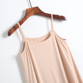 Img 4 - Modal Slip Dress Women Loose Slim Look Cami Mid-Length Solid Colored Dress