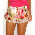 Img 3 - Hawaii Women Printed Elastic Waist Shorts Beach Pants Non Beachwear