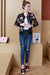 Img 4 - Thin Printed Baseball Jersey Long Sleeved Stand Collar Student Cardigan Jacket Women