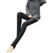 Img 5 - Thin Plus Size High Waist Stretchable Women Pants Black Slim Fit Fitted Gloss Outdoor Ankle-Length Leggings