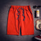 Img 4 - Summer Men Thin Running Shorts Korean Casual Solid Colored Pants Mid-Length Beach Plus Size