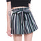 Img 7 - Popular Casual Trendy All-Matching Striped Plus Size Loose Elastic Waist Lace Bow Women Shorts