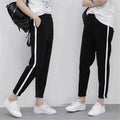 Img 1 - ThinSport Pants Women Plus Size Loose Student Inner Long Casual Slim Fit Ankle-Length Korean Pants