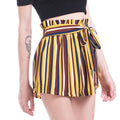 Img 4 - Popular Casual Trendy All-Matching Striped Plus Size Loose Elastic Waist Lace Bow Women Shorts