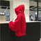 IMG 117 of Women ulzzangCollege Hooded Lantern Sleeve Sweatshirt Korean Harajuku BFLoose Tops Outerwear