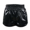 Img 7 - Europe Loose Pocket Elastic Waist Shorts PU Sexy Women Hot Leather Pants