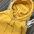 IMG 104 of Hooded Sweatshirt Women Korean College bfLoose Student Thick Solid Colored ulzzang Outerwear