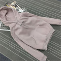 Img 4 - Hooded Sweatshirt Women Korean College bfLoose Student Thick Solid Colored ulzzang