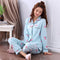 Pajamas Women Cotton Long Sleeved Korean Plus Size Cardigan Loungewear Sets Summer Sleepwear