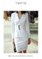 Img 7 - Uniform Sets Women Long Sleeved Trendy Elegant Feminine White Casual Suits Formal Cargo