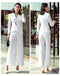 IMG 117 of Uniform Sets Women Long Sleeved Trendy Elegant Feminine White Casual Suits Formal Cargo Skirt