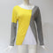 IMG 107 of Popular Spliced Color-Matching Round-Neck Casual Long Sleeved T-Shirt Women Tops T-Shirt