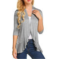 Europe Popular Women Solid Colored Tops Cardigan