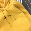 IMG 107 of Hooded Sweatshirt Women Korean College bfLoose Student Thick Solid Colored ulzzang Outerwear